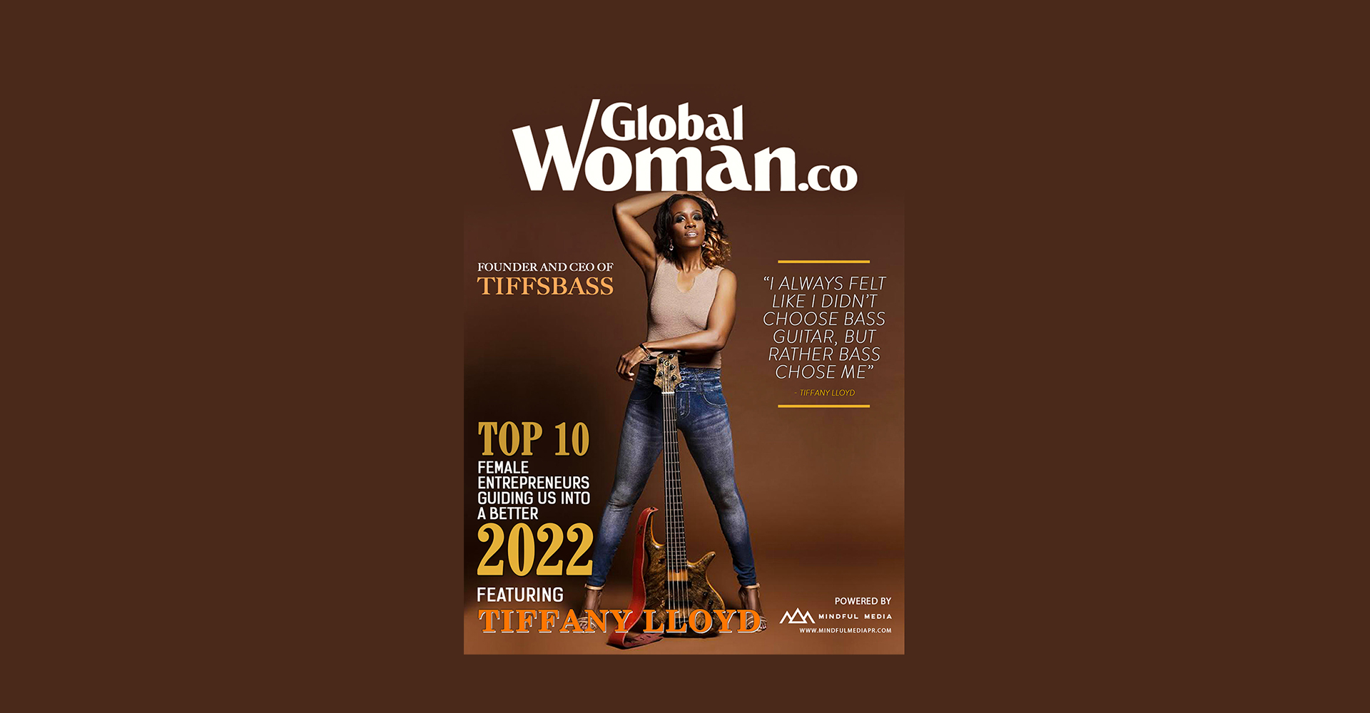 Global Woman Magazine flyer